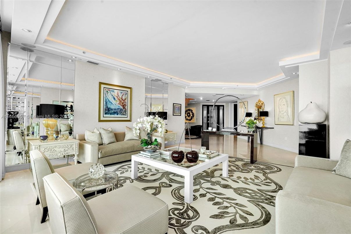 Interior, Living room, Recessed Lighting