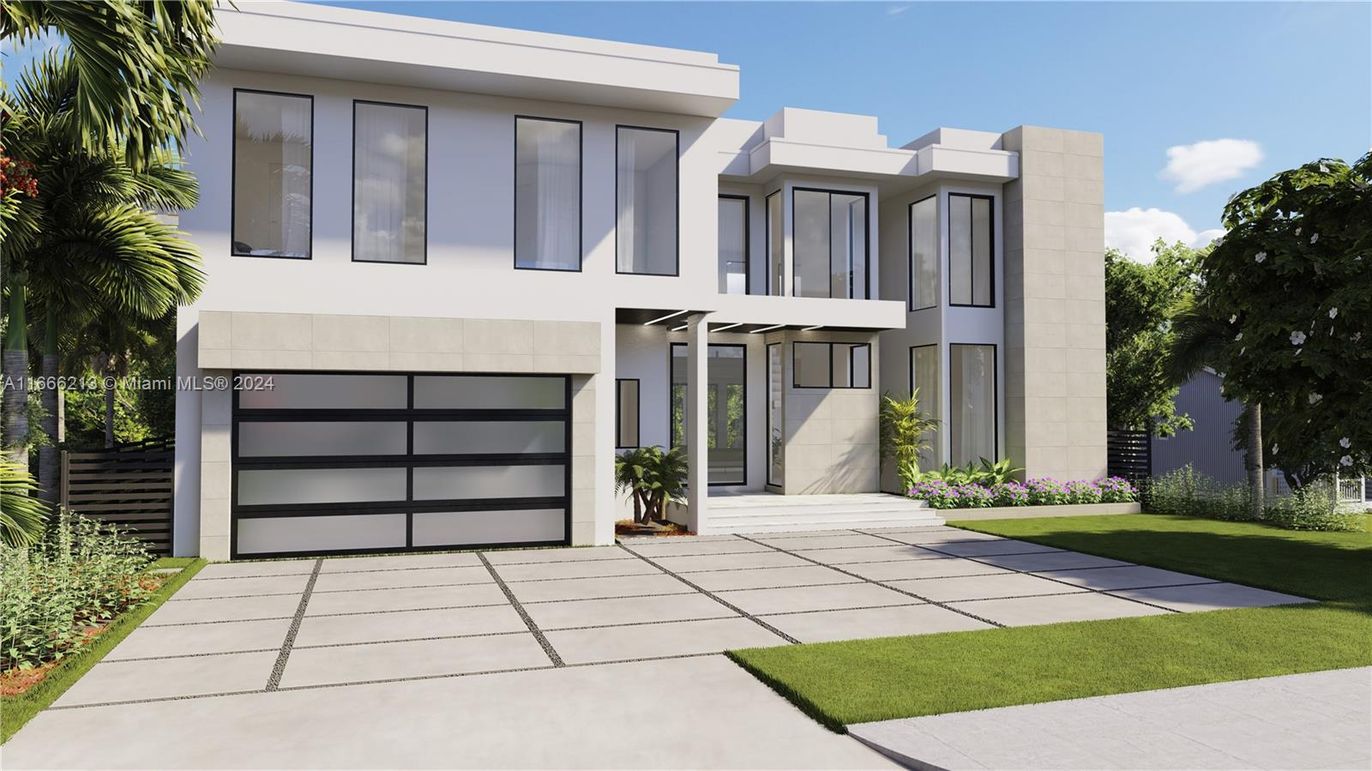 Attached, Exterior, Facade, Modern