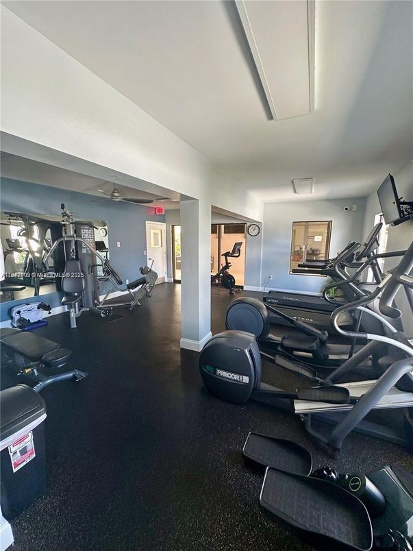 Fitness Equipment, Gym, Interior