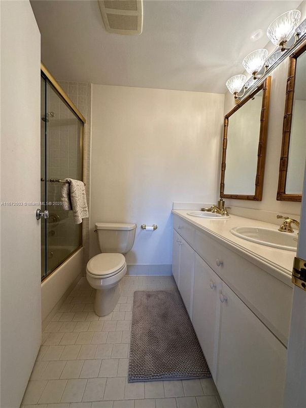 Bathroom, Dual Sink Vanities, Glass Shower, Interior