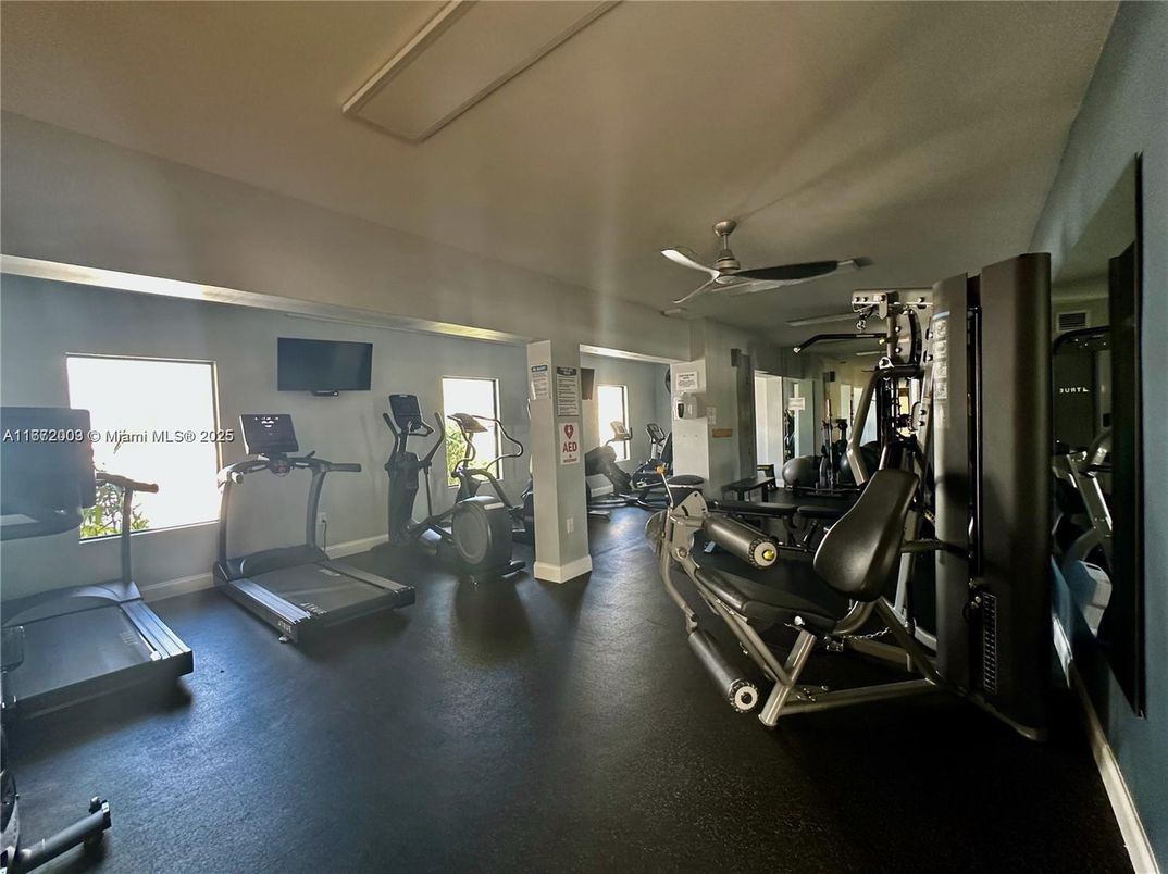 Fitness Equipment, Gym, Interior