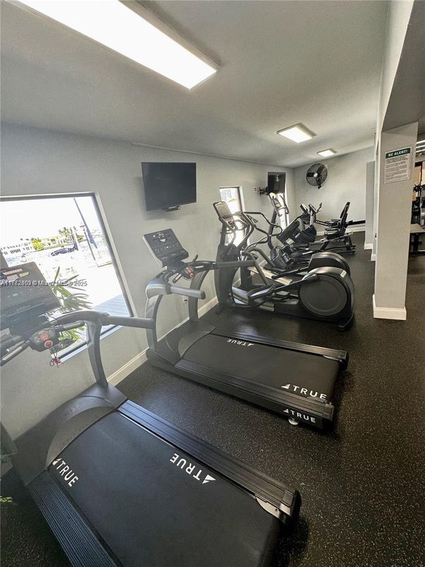 Fitness Equipment, Gym, Interior