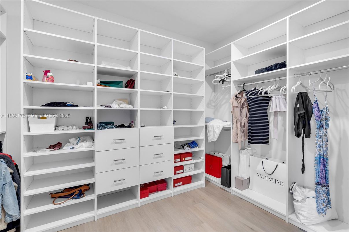 Interior, Walk-in Closets, Wood Texture Flooring