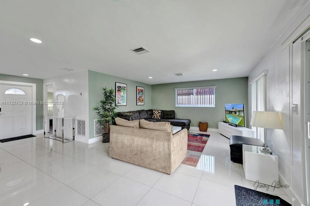 Interior, Living room, Recessed Lighting