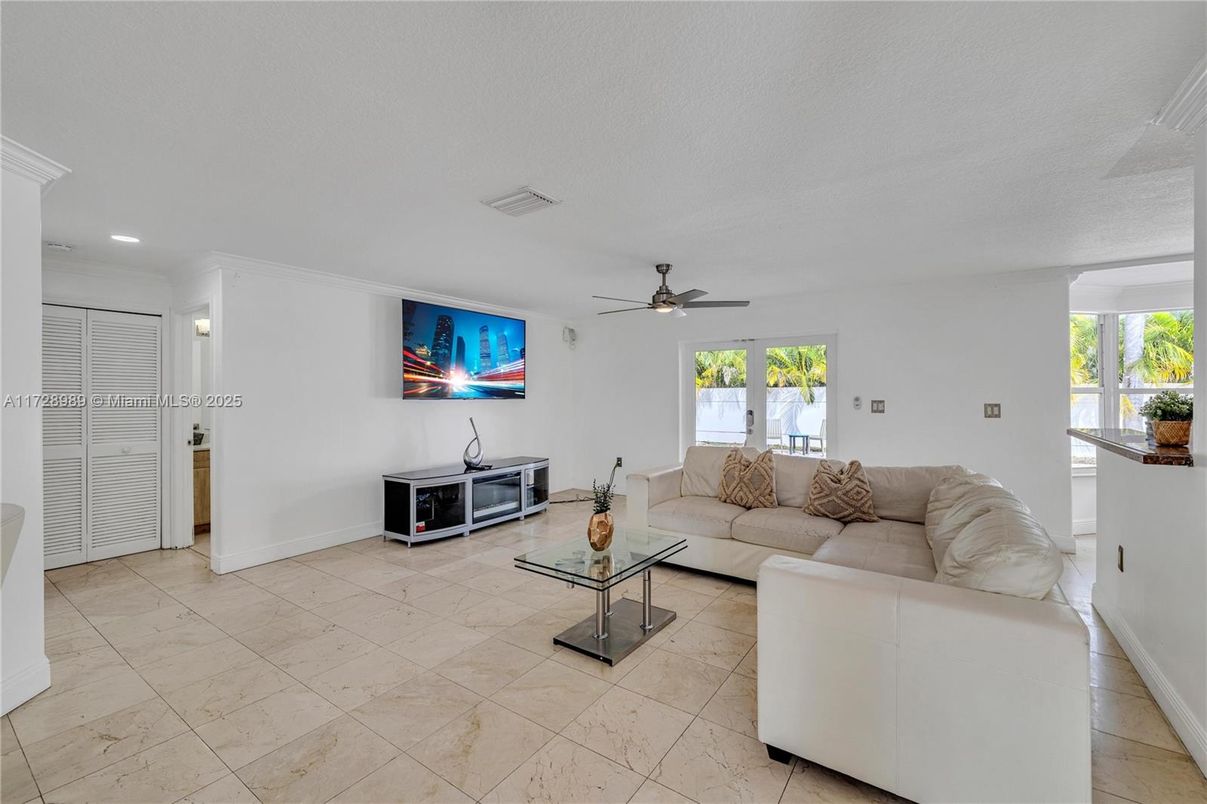 Interior, Living room, Recessed Lighting