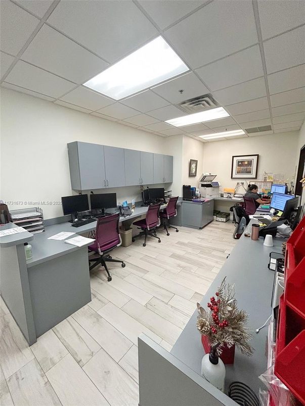 Home Office, Interior, Wood Texture Flooring