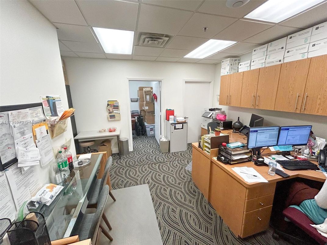 Home Office, Interior, Recessed Lighting