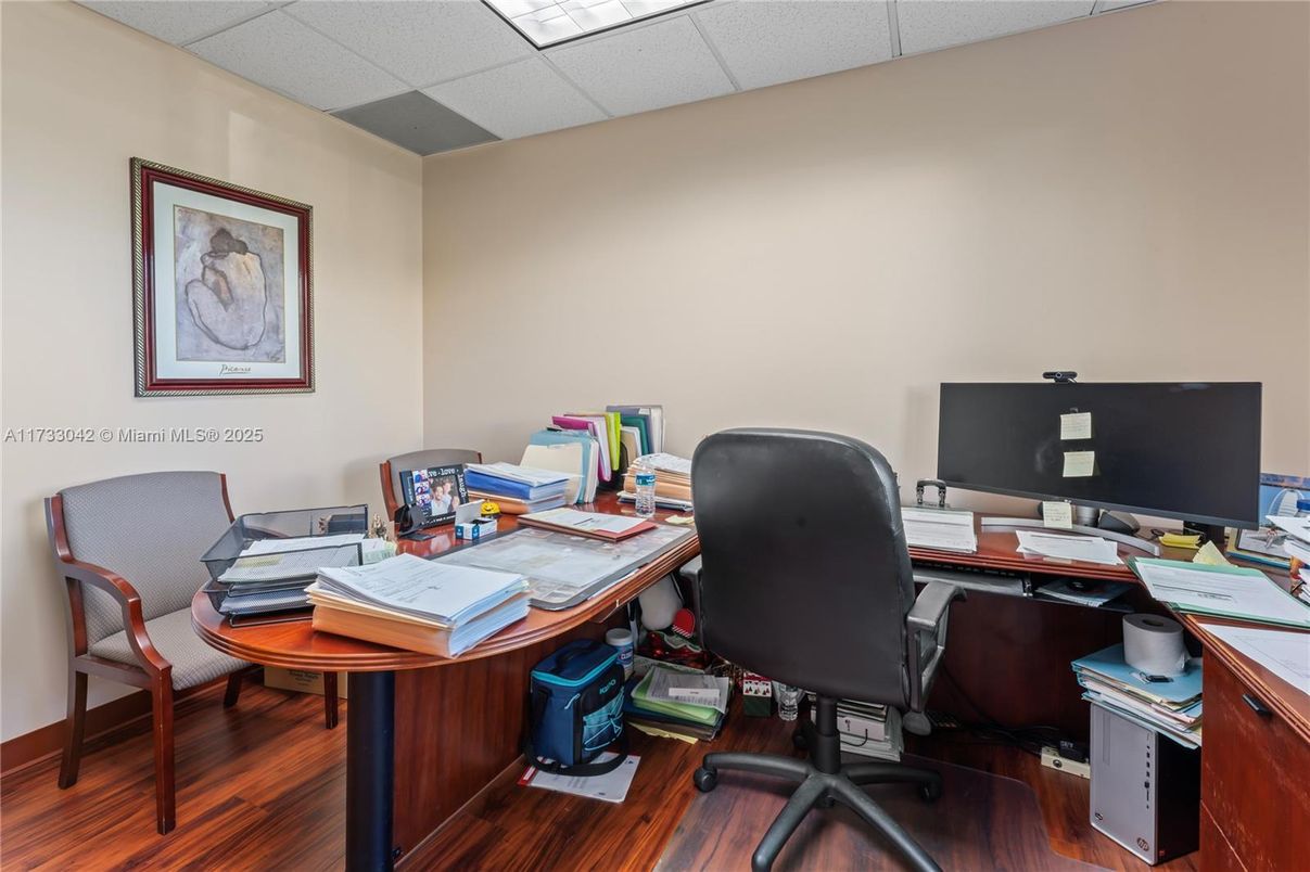 Home Office, Interior, Wood Texture Flooring