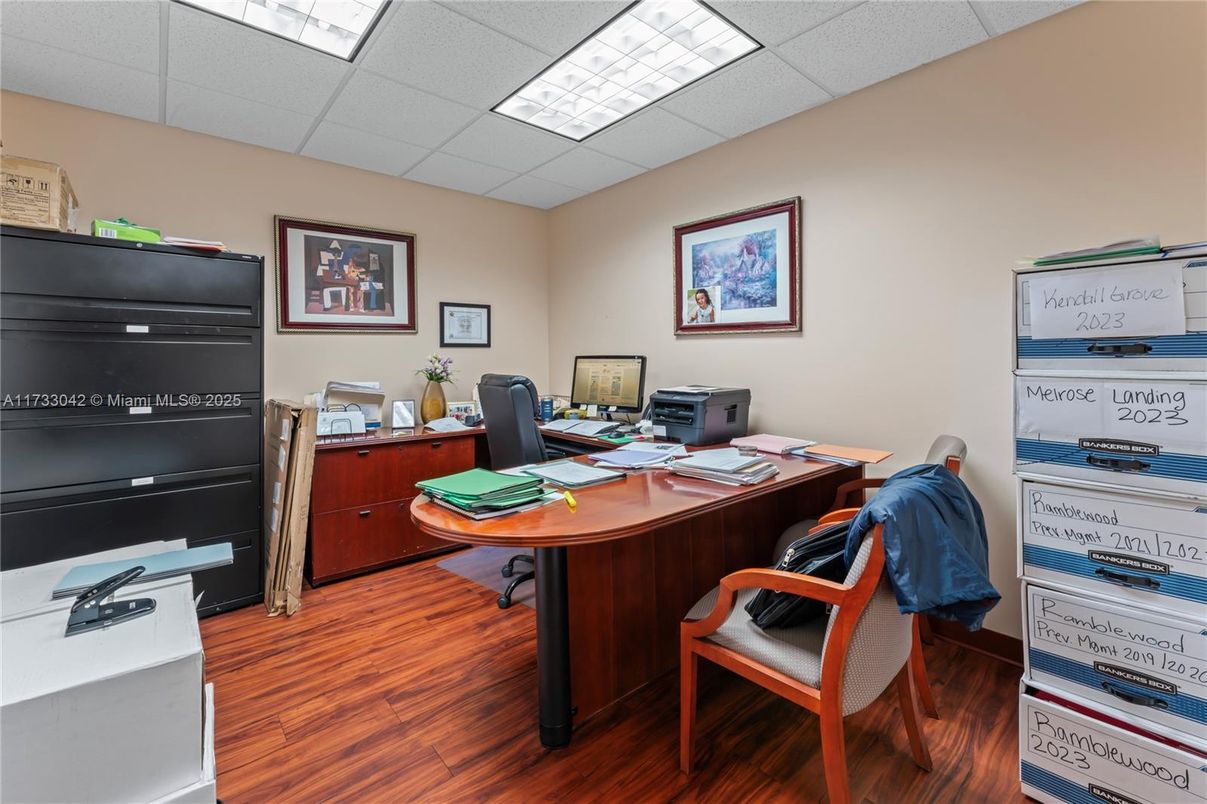 Home Office, Interior, Wood Texture Flooring