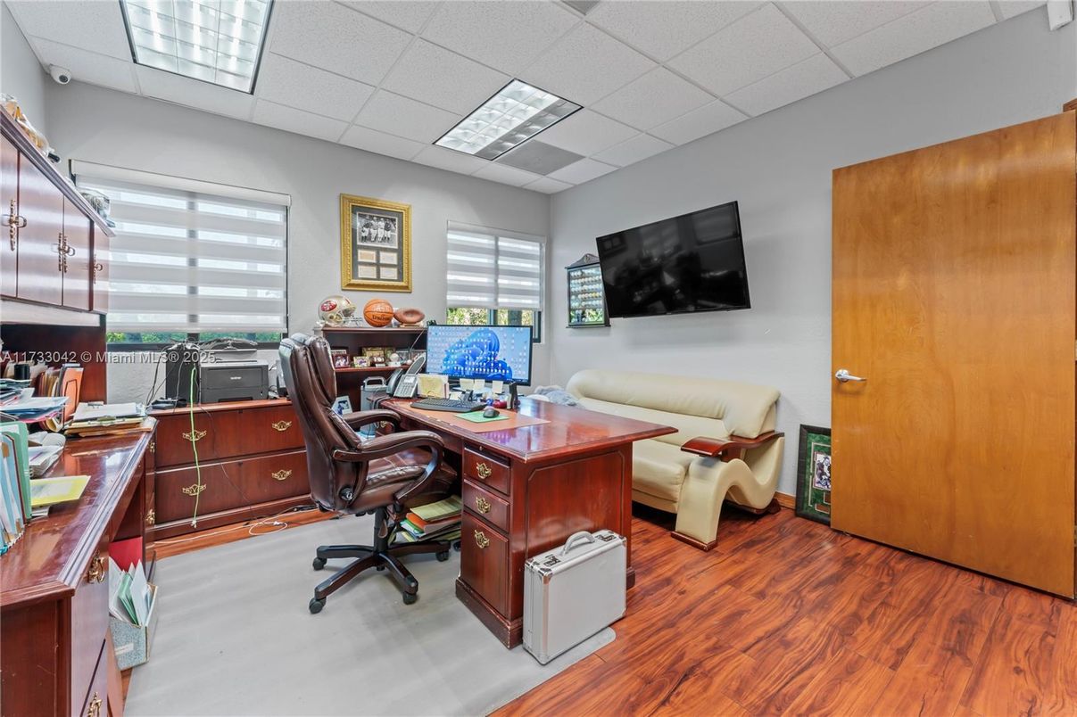 Home Office, Interior, Wood Texture Flooring