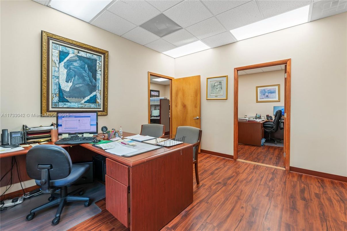 Home Office, Interior, Wood Texture Flooring