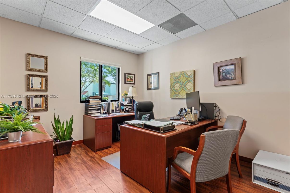 Home Office, Interior, Wood Texture Flooring
