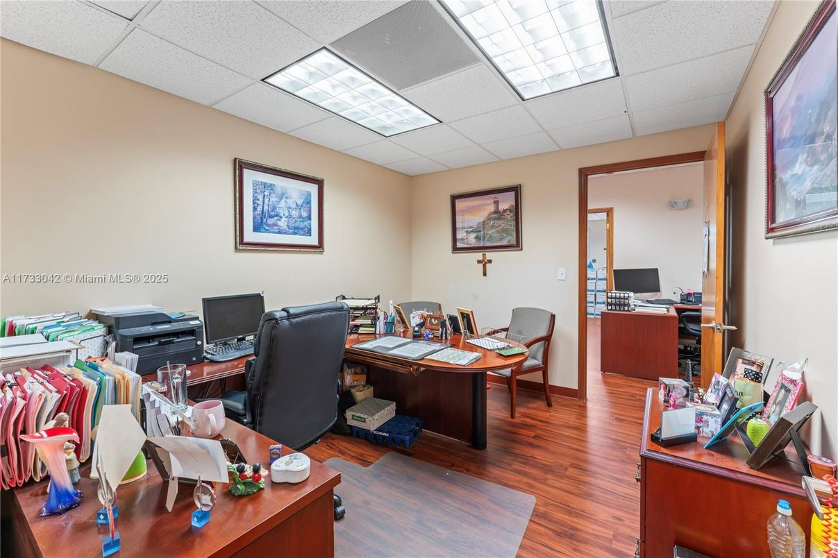 Home Office, Interior, Wood Texture Flooring