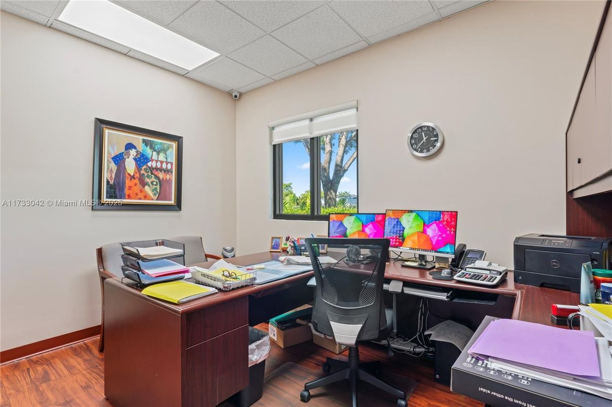 Home Office, Interior, Wood Texture Flooring