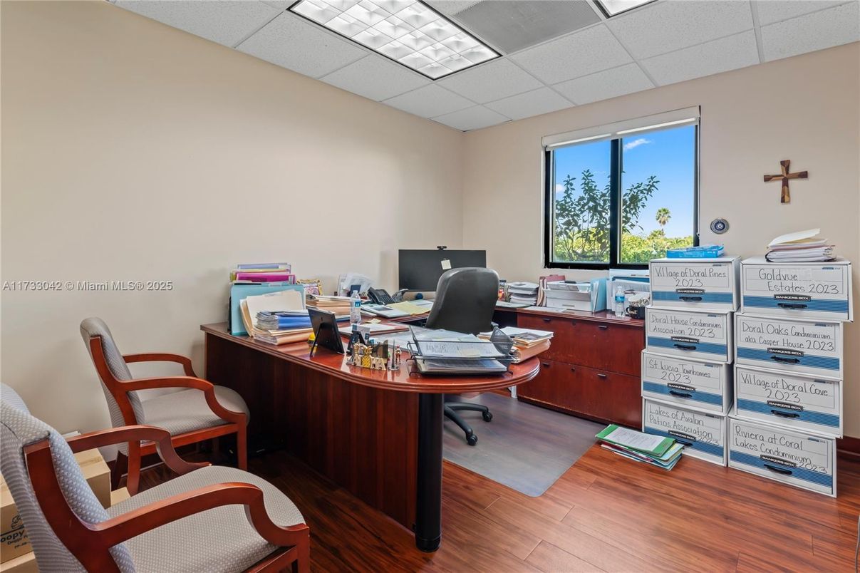 Home Office, Interior, Wood Texture Flooring