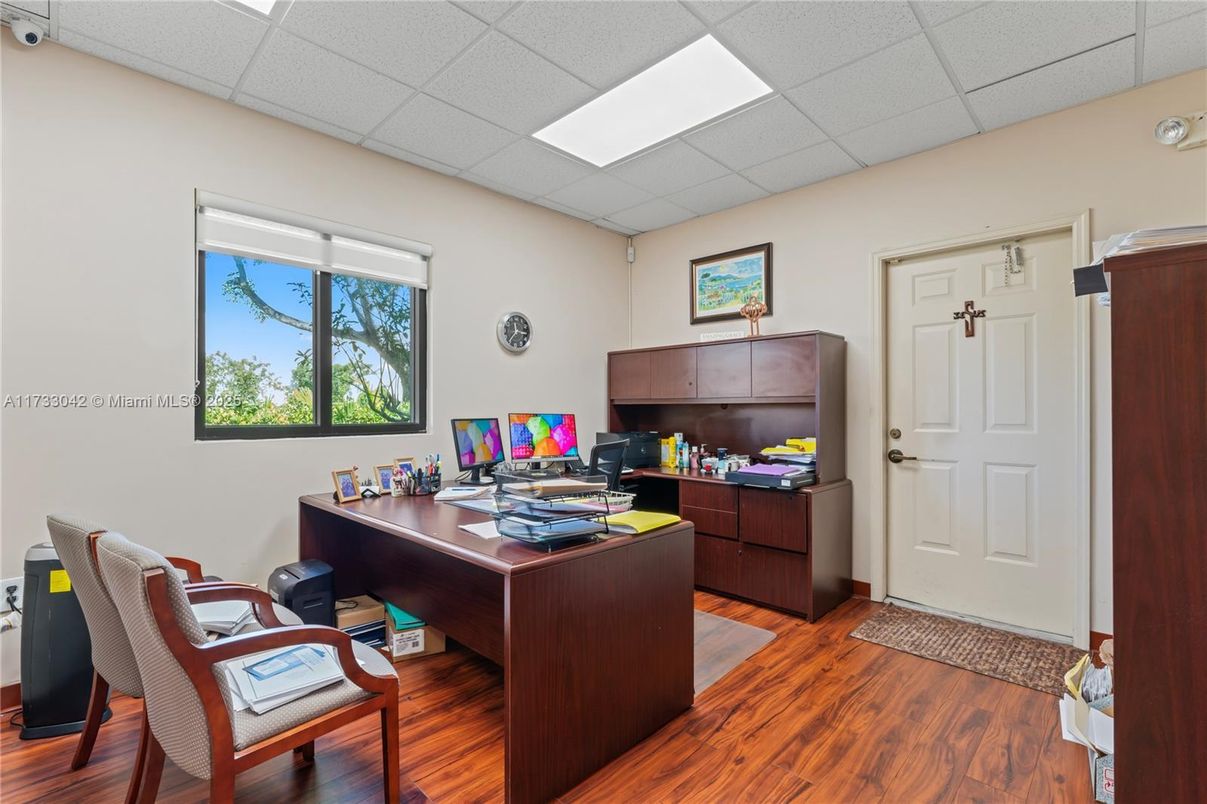 Home Office, Interior, Wood Texture Flooring