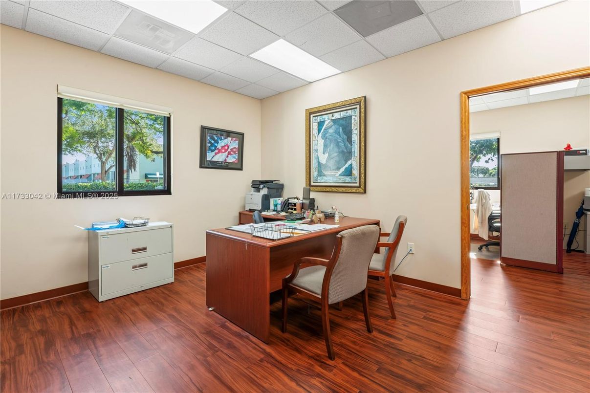 Home Office, Interior, Wood Texture Flooring