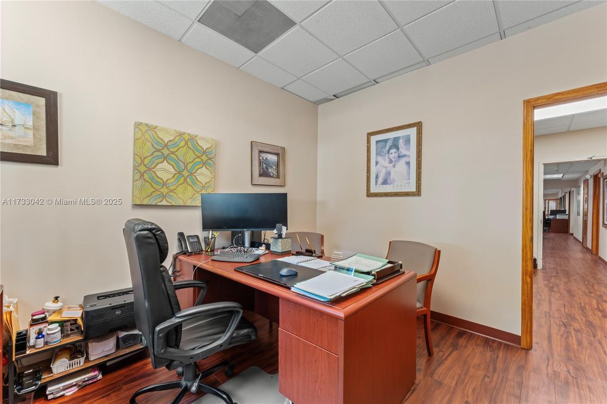 Home Office, Interior, Wood Texture Flooring