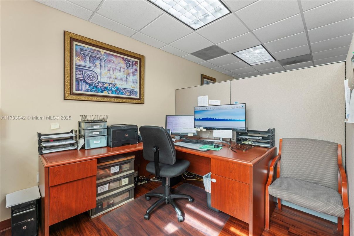 Home Office, Interior, Wood Texture Flooring