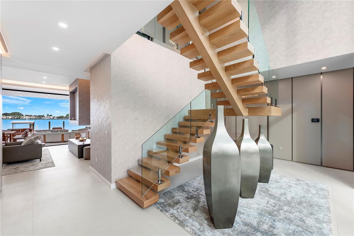 Elevator, Interior, Recessed Lighting, Water, Wooden Beams, Wooden Ceilings