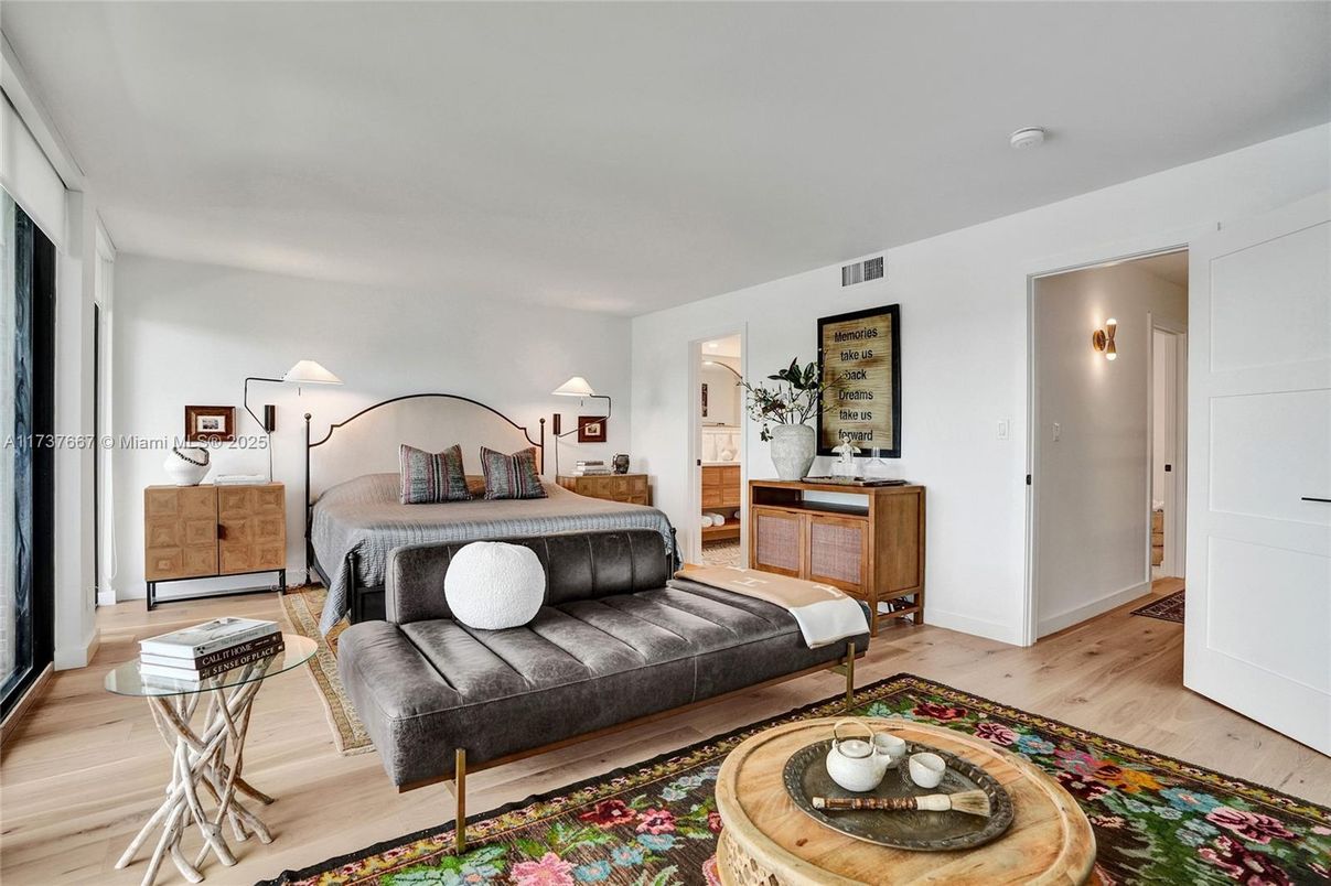Bedroom, Interior, Wood Texture Flooring