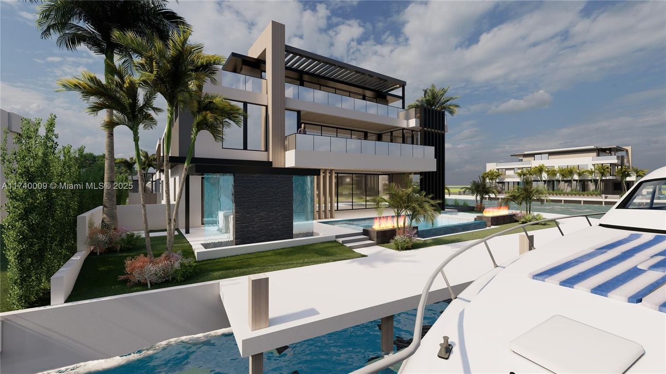 Exterior, Facade, Pool, Modern