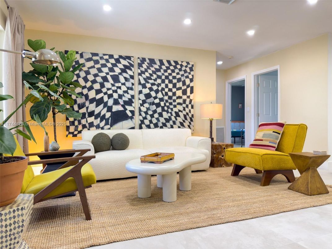 Interior, Living room, Recessed Lighting