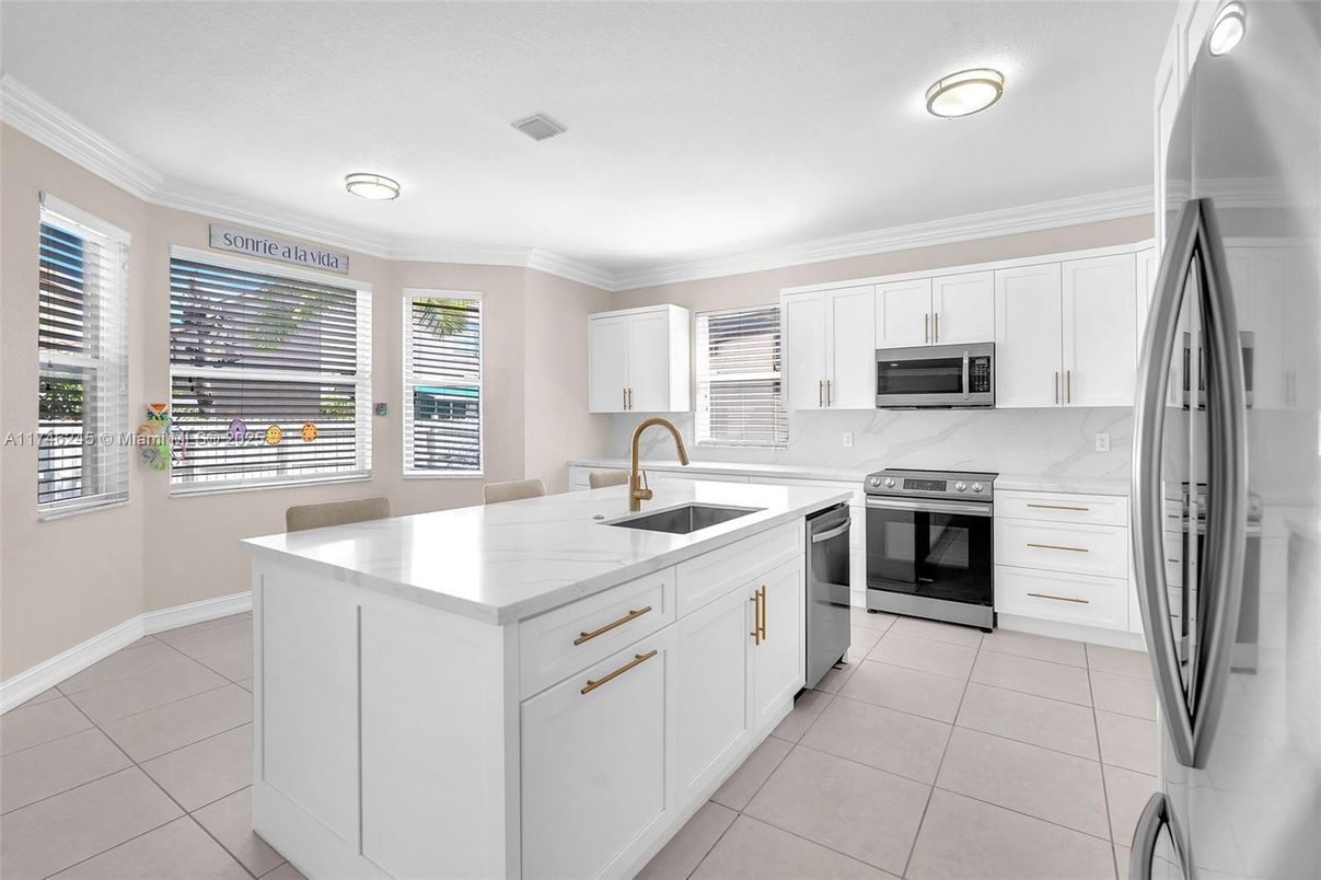 Interior, Kitchen, Recessed Lighting, Stainless Steel Appliances