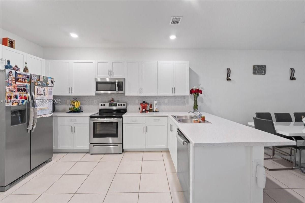 Interior, Kitchen, Recessed Lighting, Stainless Steel Appliances