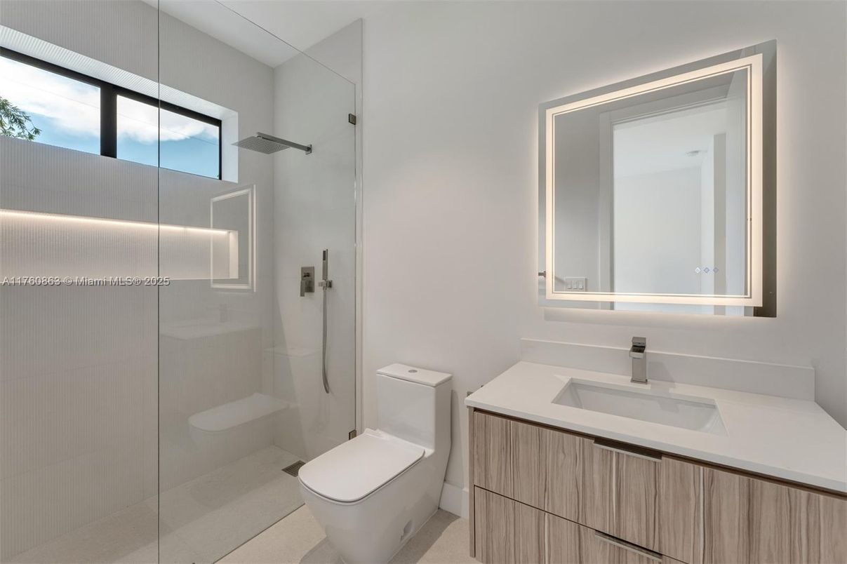 Bathroom, Glass Shower, Interior