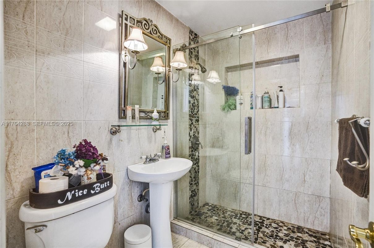 Bathroom, Glass Shower, Interior