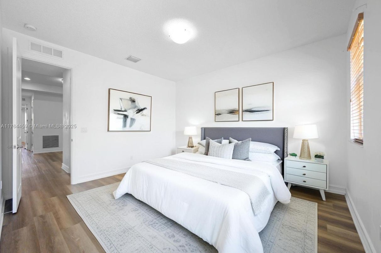 Bedroom, Interior, Wood Texture Flooring