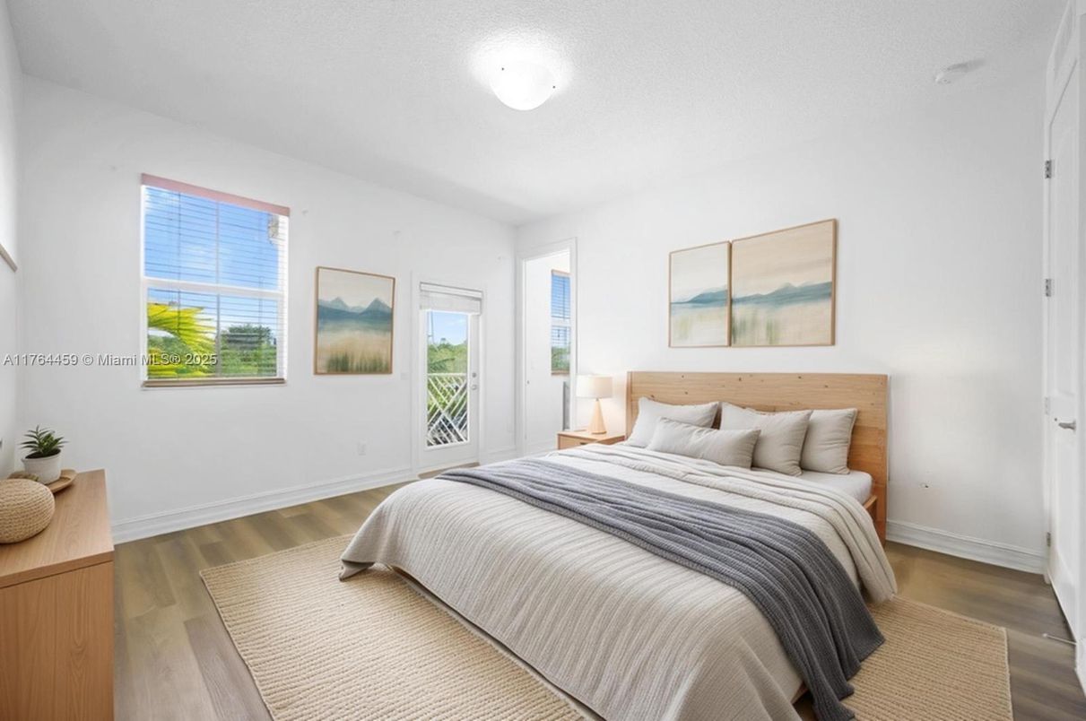 Bedroom, Interior, Wood Texture Flooring