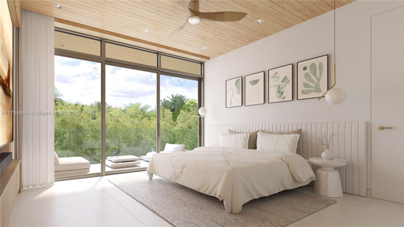 Bedroom, Interior, Recessed Lighting, Wooden Ceilings