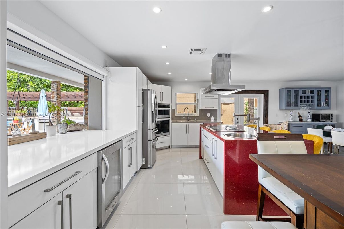 Interior, Kitchen, Recessed Lighting, Stainless Steel Appliances