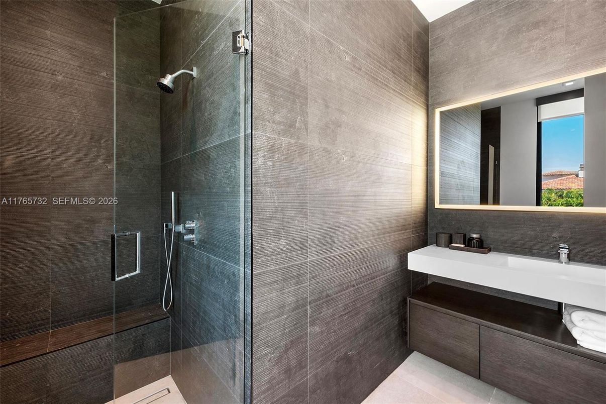 Bathroom, Glass Shower, Interior