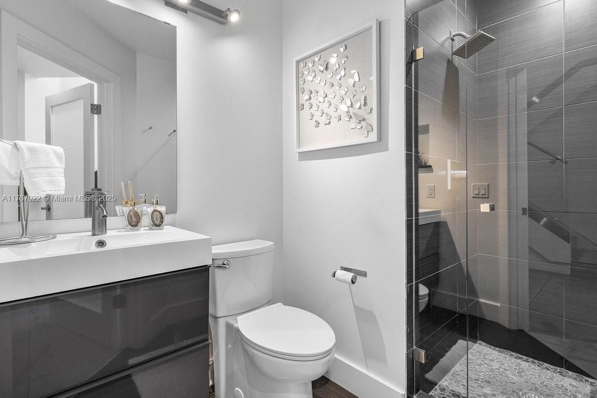 Bathroom, Glass Shower, Interior