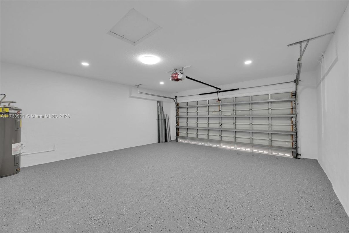 Garage, Interior, Recessed Lighting