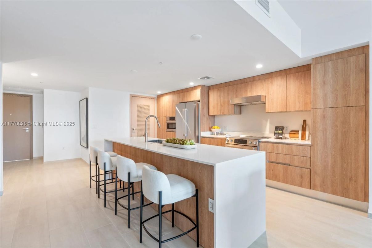 Interior, Kitchen, Recessed Lighting, Stainless Steel Appliances