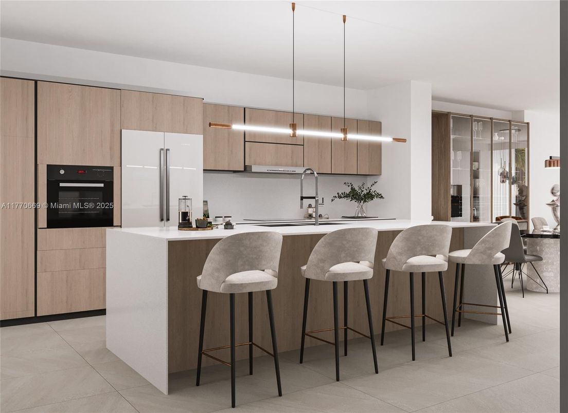 Interior, Kitchen, Pendant Lights