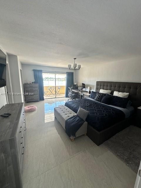 Bedroom, Chandelier, Interior