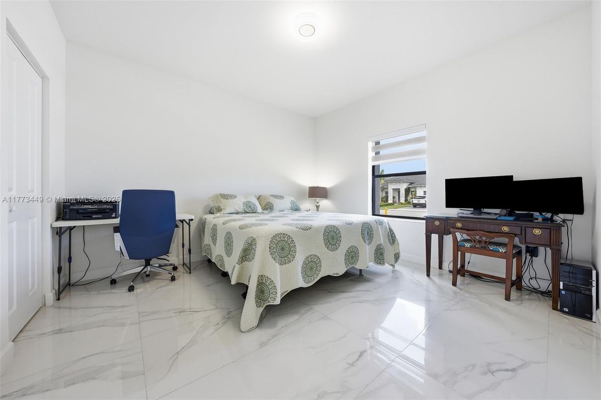 Bedroom, Home Office, Interior, Marble
