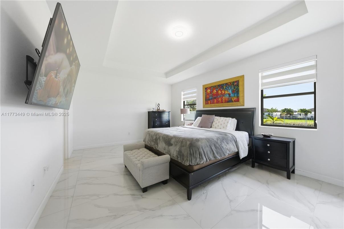 Bedroom, Interior, Marble