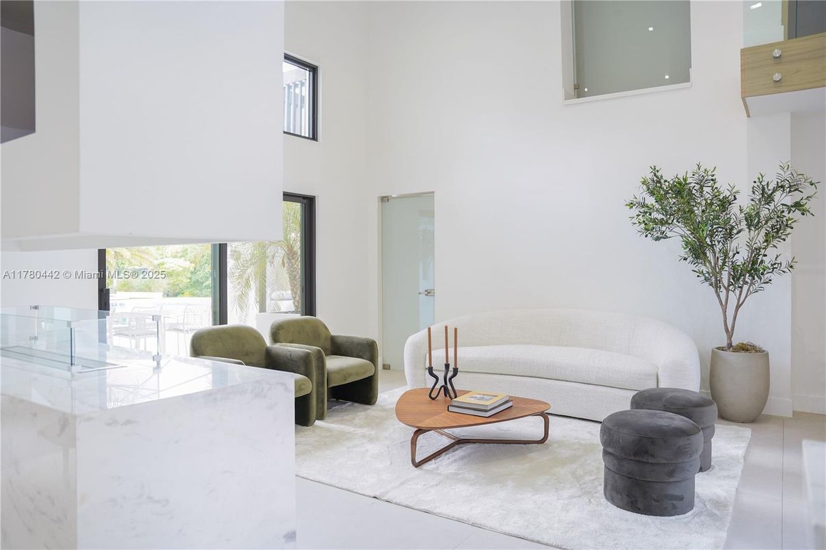 Interior, Living room, Recessed Lighting