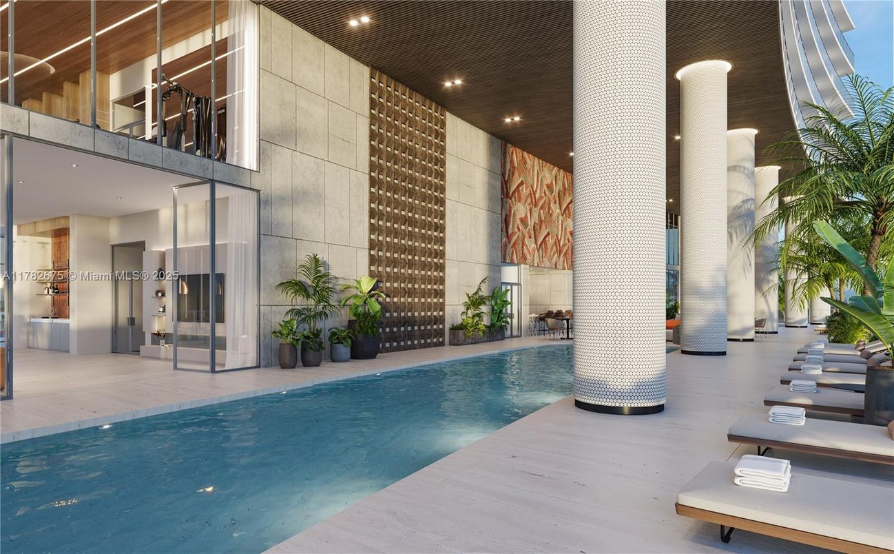 Interior, Pool, Recessed Lighting