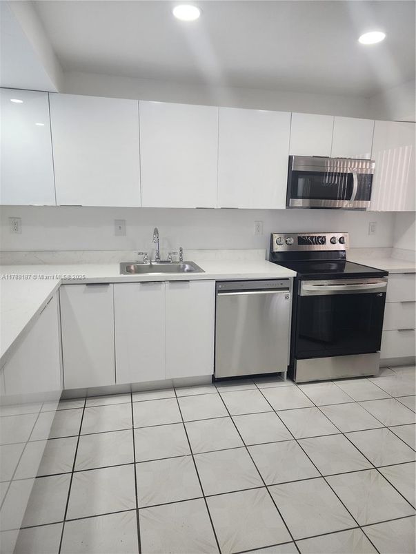 Interior, Kitchen, Recessed Lighting, Stainless Steel Appliances