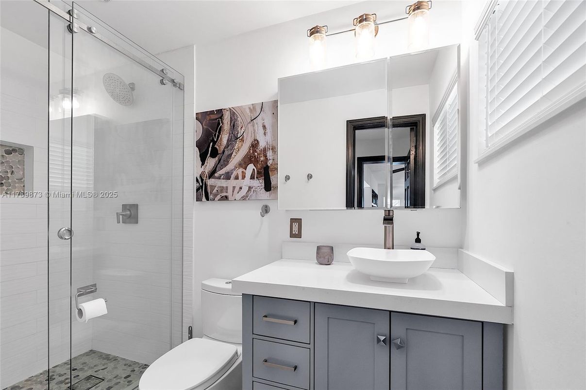 Bathroom, Glass Shower, Interior