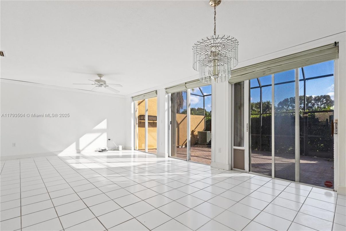 Chandelier, Empty room, Interior