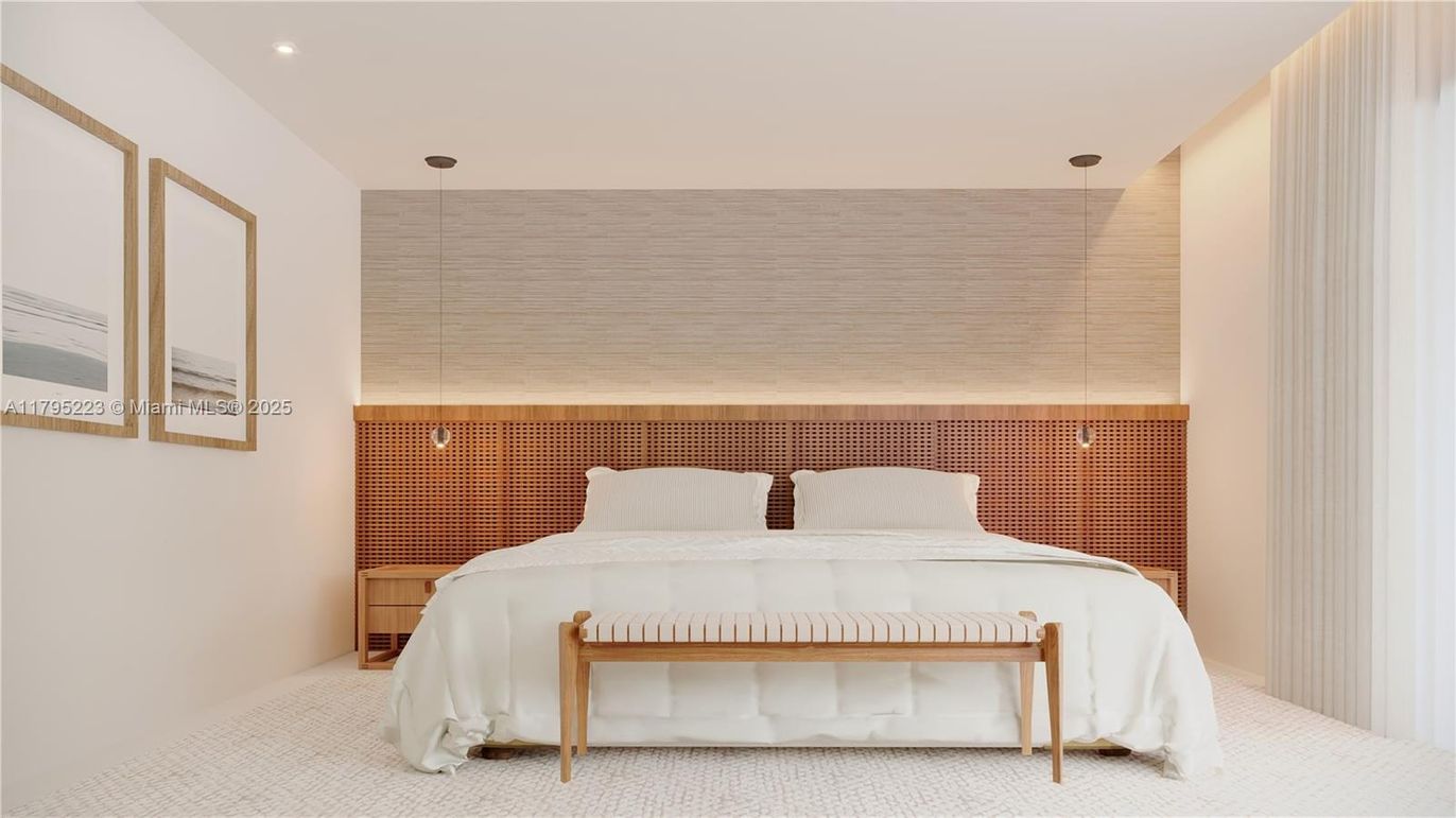 Bedroom, Interior, Pendant Lights