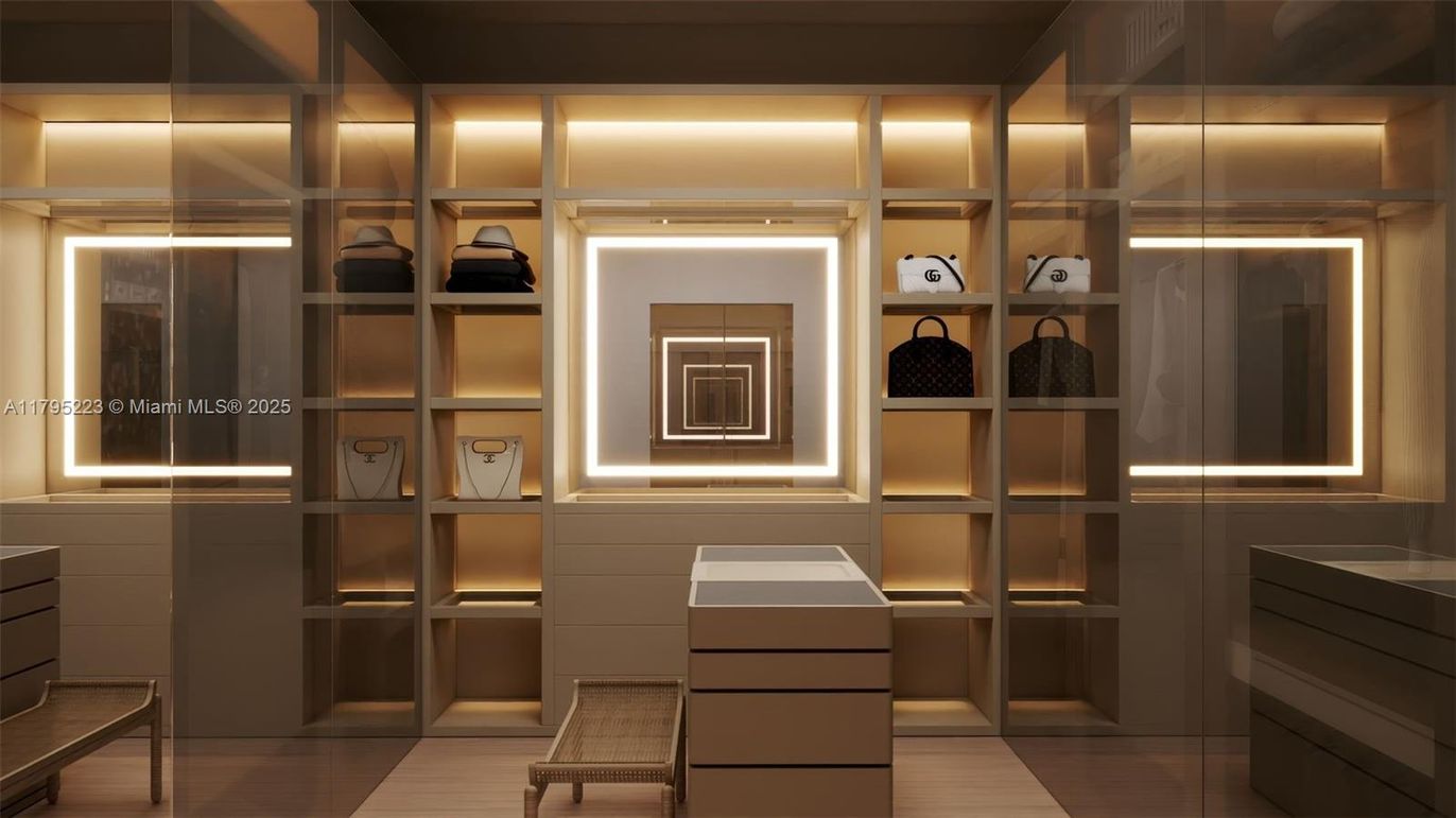Interior, Walk-in Closets, Wood Texture Flooring